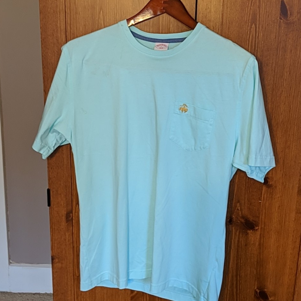 Brooks Brothers light green pocket Tshirt